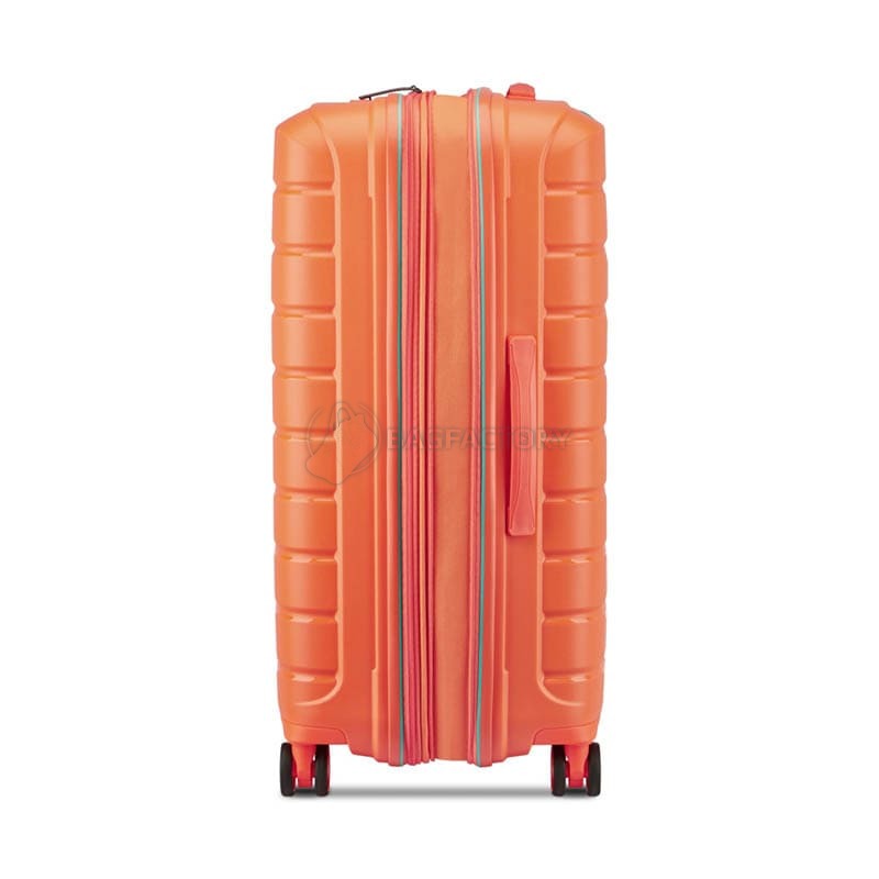 Валіза на 4-х колесах Roncato Butterfly 73/87л Помаранчева з блакитним (418182/12)