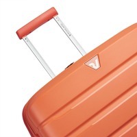 Валіза на 4-х колесах Roncato Butterfly 73/87л Помаранчева з блакитним (418182/12)