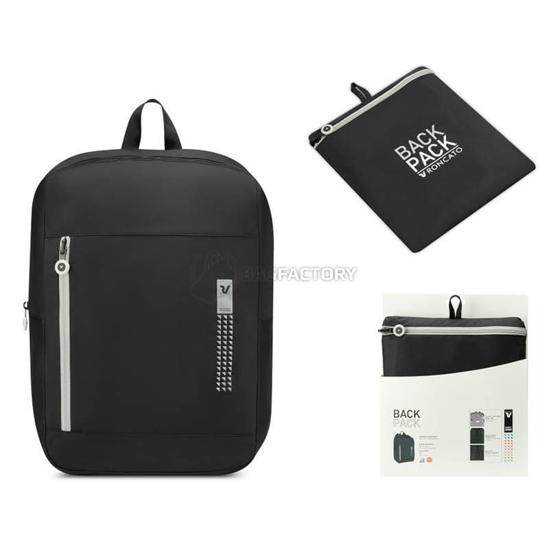 Рюкзак складний Roncato Compact ручна поклажа 32л Чорний (412012/81)