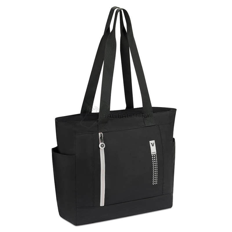 Сумка складана шопер Roncato Compact ручна поклажа 19л Чорний (412013/81)