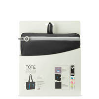 Сумка складана шопер Roncato Compact ручна поклажа 19л Чорний (412013/81)