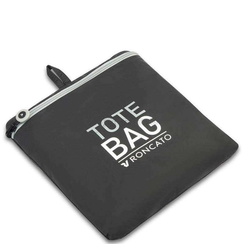 Сумка складана шопер Roncato Compact ручна поклажа 19л Чорний (412013/81)