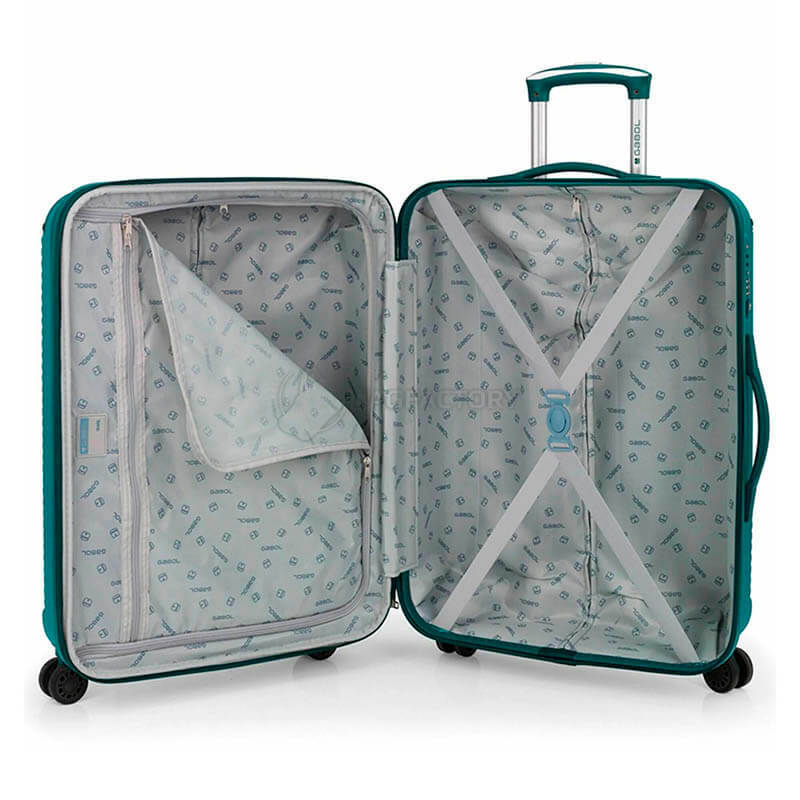Валіза на 4-х колесах Gabol Balance XP M 69/77.9л Turquoise (930693)