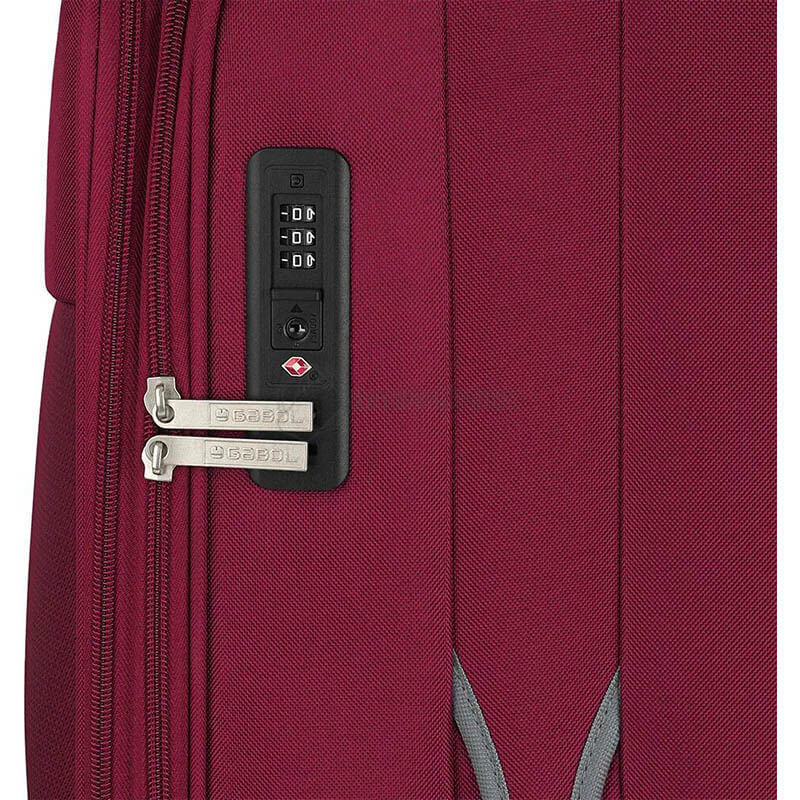 Валіза на 4-х колесах Gabol Zambia L 105л Burgundy (924641)