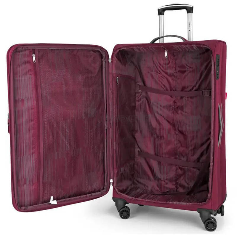 Валіза на 4-х колесах Gabol Zambia L 105л Burgundy (924641)