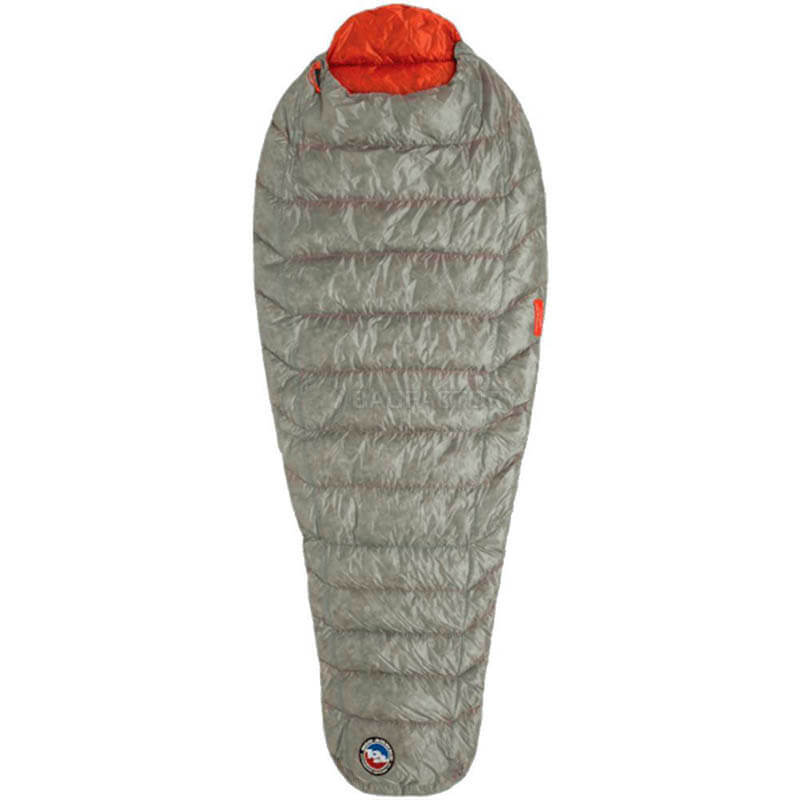 Спальний мішок Big Agnes Pluton UL 40 (850 DownTek) Long Gray/Pumpkin Left 198см (021.0212)