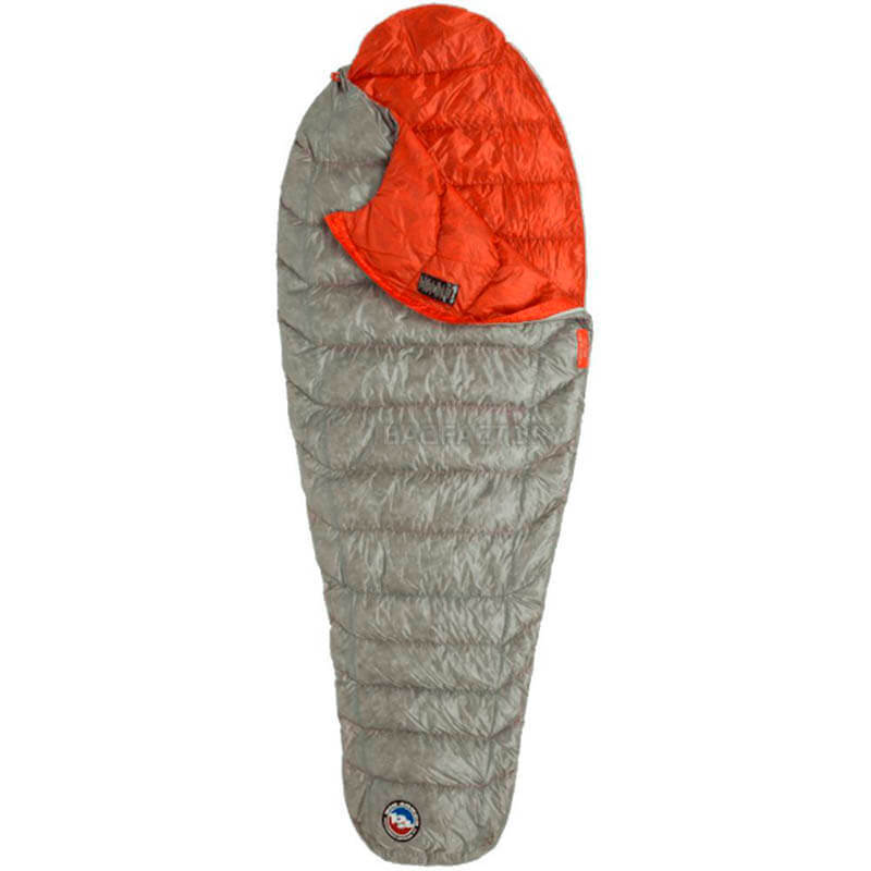 Спальний мішок Big Agnes Pluton UL 40 (850 DownTek) Long Gray/Pumpkin Left 198см (021.0212)