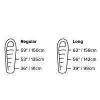 Спальний мішок Big Agnes Pluton UL 40 (850 DownTek) Long Gray/Pumpkin Left 198см (021.0212)