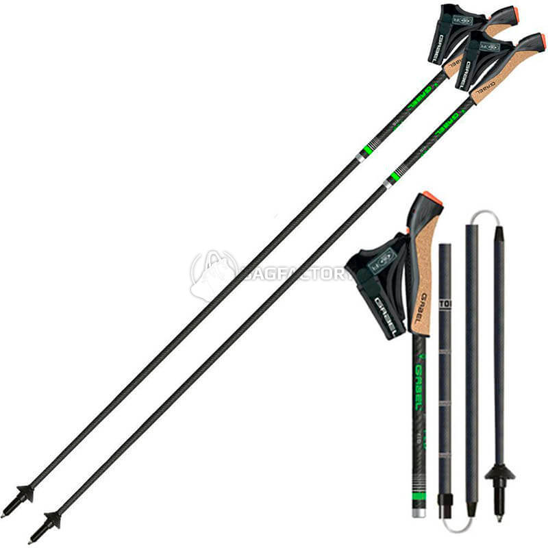 Палиці для скандинавської ходьби Gabel FLD Carbon 125 см (034.0052)
