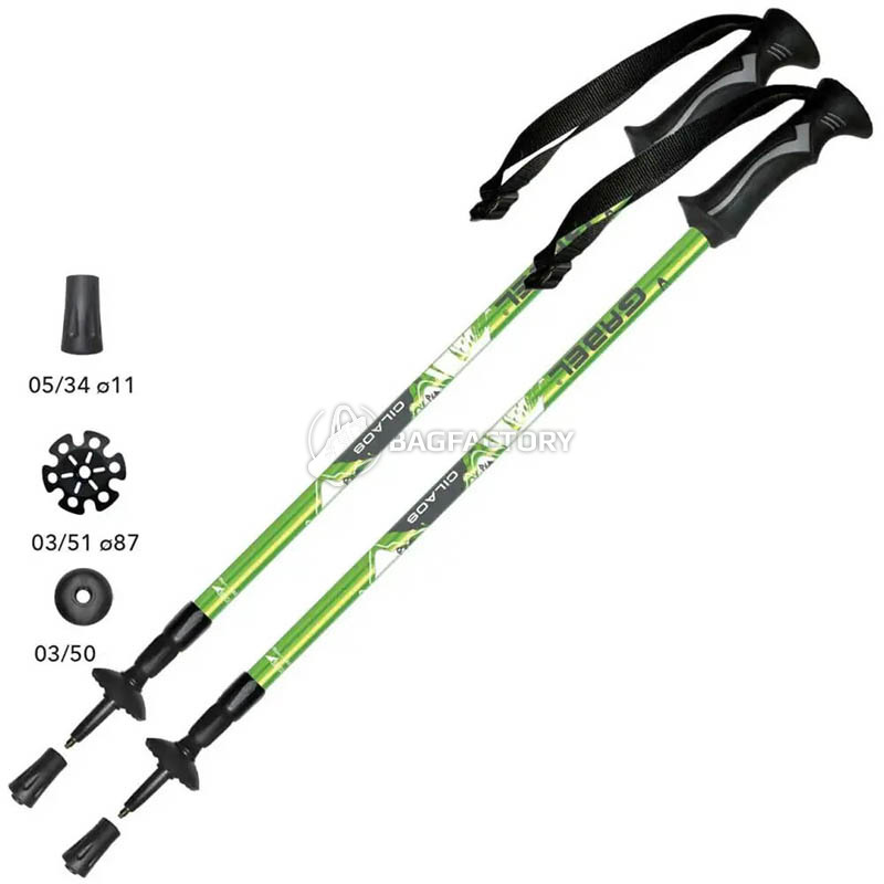 Трекінгові палиці Gabel Cilaos Lime 68-142 см (034.0041)