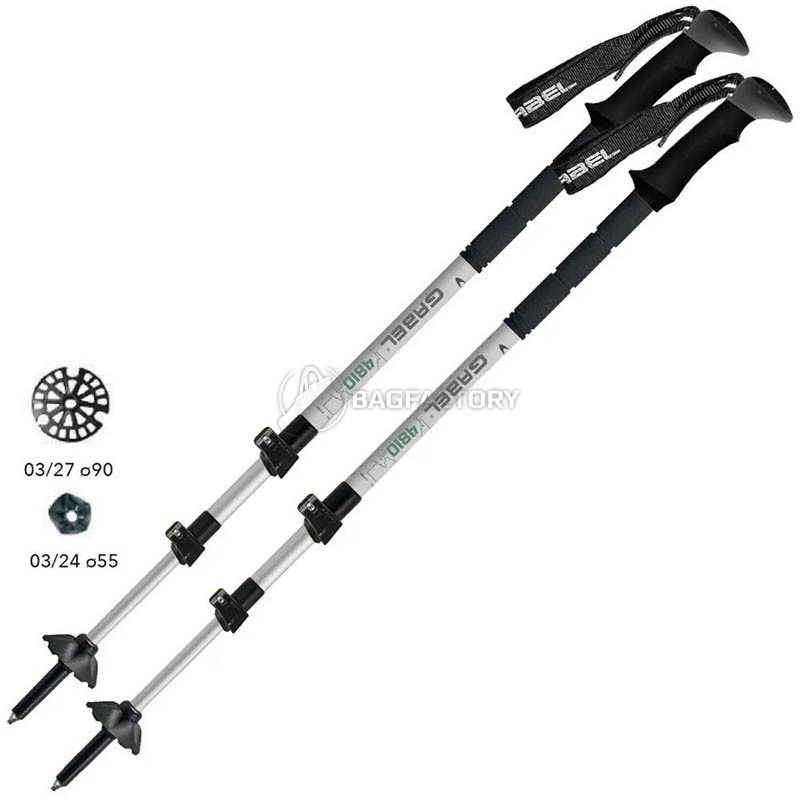 Трекінгові палиці Gabel Mont Blanc Tour Lite Ice 66-144 см (034.0034)