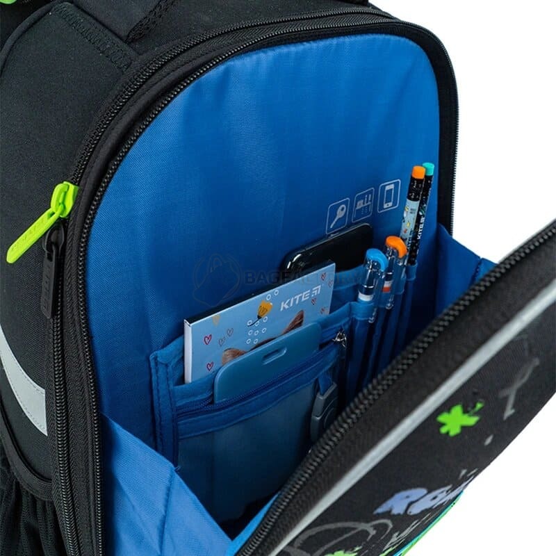 Шкільний рюкзак Kite Education каркасний Roar Чорний 16л (K24-531M-5)