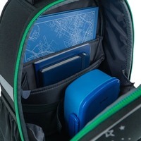 Шкільний рюкзак Kite Education каркасний UFO Чорний 12л (K24-555S-7)