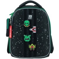 Шкільний рюкзак Kite Education каркасний UFO Чорний 12л (K24-555S-7)