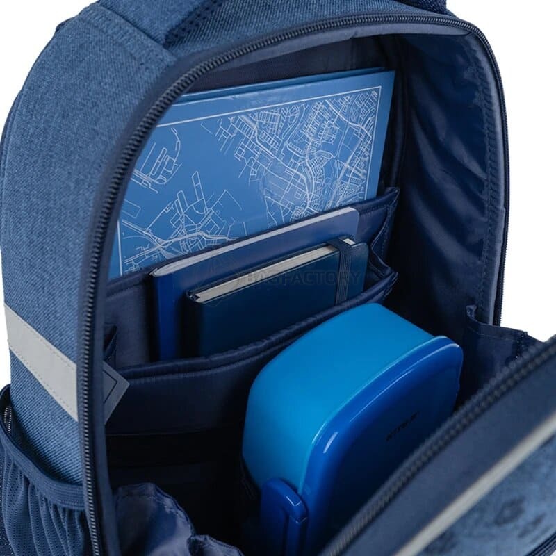 Шкільний рюкзак Kite Education каркасний College Line boy Синій 12л (K24-555S-4)