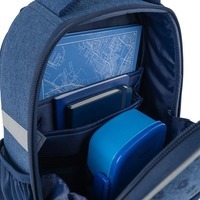 Шкільний рюкзак Kite Education каркасний College Line boy Синій 12л (K24-555S-4)