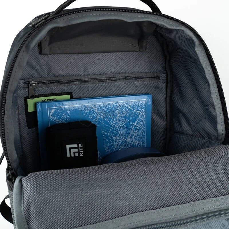 Міський підлітковий рюкзак Kite Education teens 2595L-1 LED Чорний 19л (K24-2595L-1 (LED))