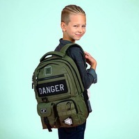 Шкільний рюкзак для підлітка Kite Education teens 2587M-4 Хакі 17л (K24-2587M-4)