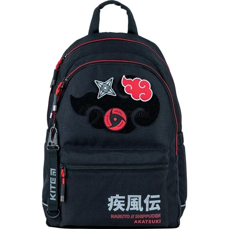 Шкільний рюкзак для підлітка Kite Education teens Naruto Чорний 19л (NR24-2575M)