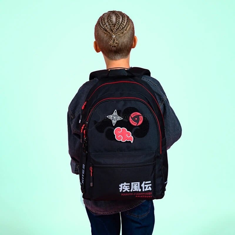 Шкільний рюкзак для підлітка Kite Education teens Naruto Чорний 19л (NR24-2575M)