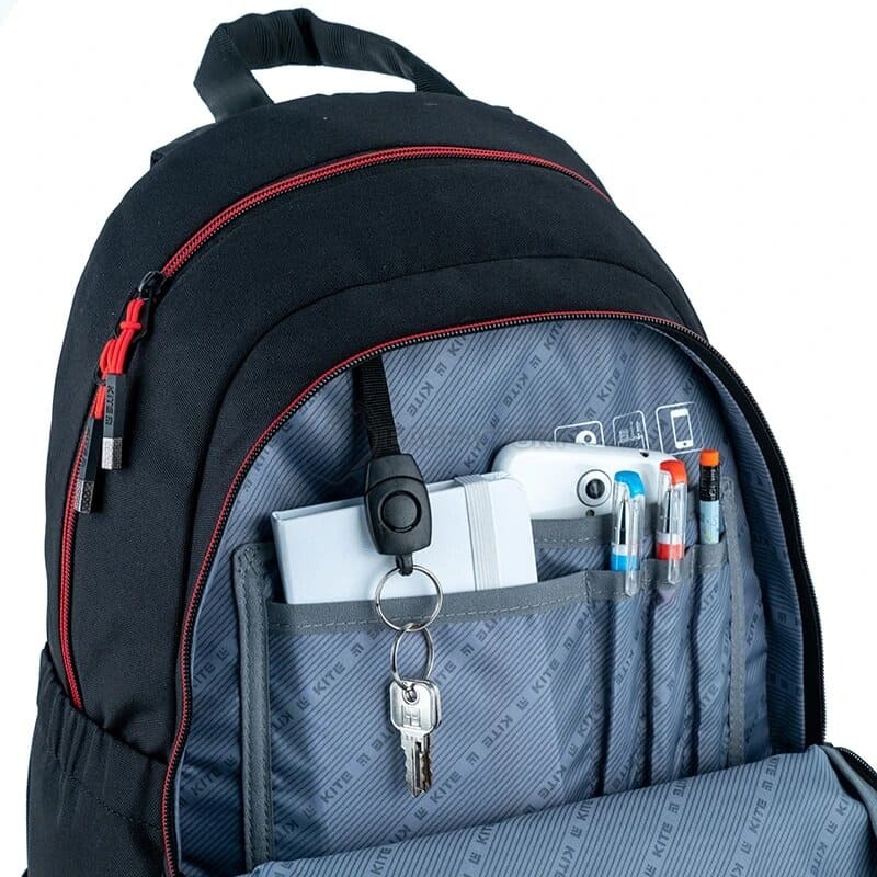 Шкільний рюкзак для підлітка Kite Education teens Naruto Чорний 19л (NR24-2575M)