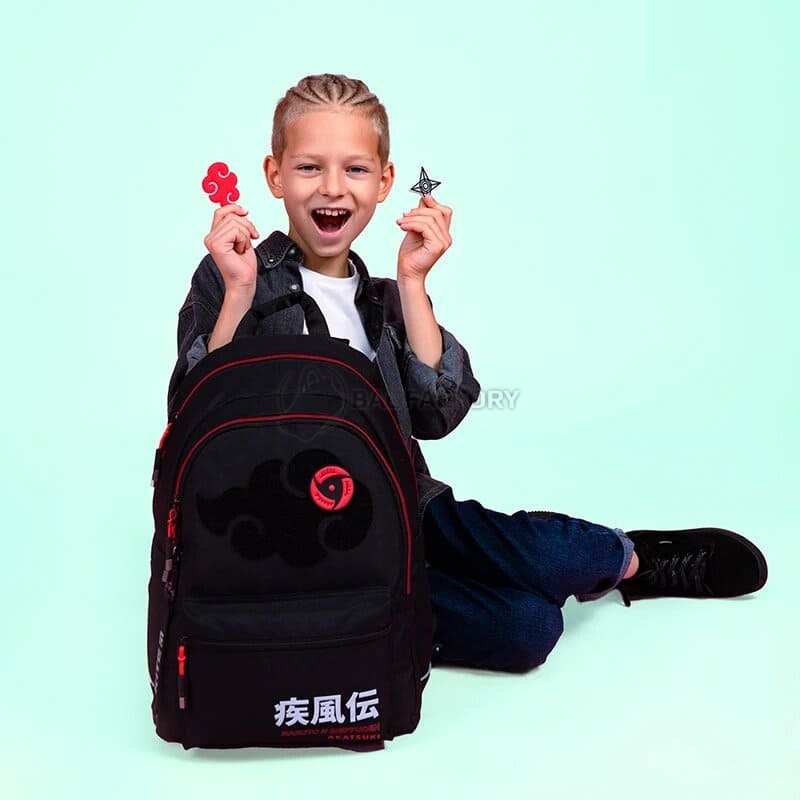 Шкільний рюкзак для підлітка Kite Education teens Naruto Чорний 19л (NR24-2575M)