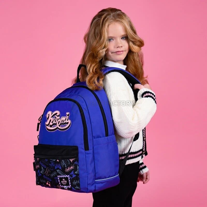 Шкільний рюкзак для підлітка Kite Education teens Kuromi Фіолетовий 19л (HK24-2575M)