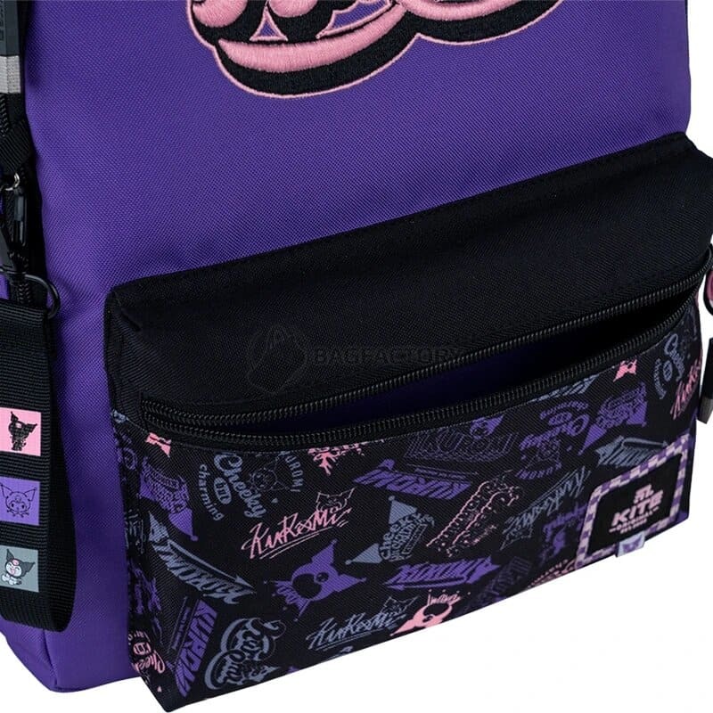 Шкільний рюкзак для підлітка Kite Education teens Kuromi Фіолетовий 19л (HK24-2575M)