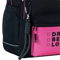 Шкільний рюкзак для підлітка Kite Education teens 2575M LED Чорний/Рожевий 19л (K24-2575M (LED))