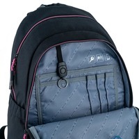 Шкільний рюкзак для підлітка Kite Education teens 2575M LED Чорний/Рожевий 19л (K24-2575M (LED))