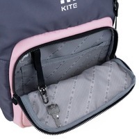 Шкільний рюкзак для підлітка Kite Education teens BBH Сірий/Розовий 9л (K22-2589S-3)