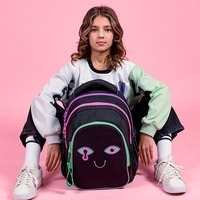 Міський підлітковий рюкзак Kite Education teens 8001L-1 Чорний 25.5л (K24-8001L-1)
