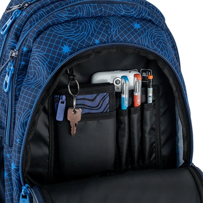 Міський підлітковий рюкзак Kite Education teens Rick and Morty Синій 25.5л (RM24-8001L)