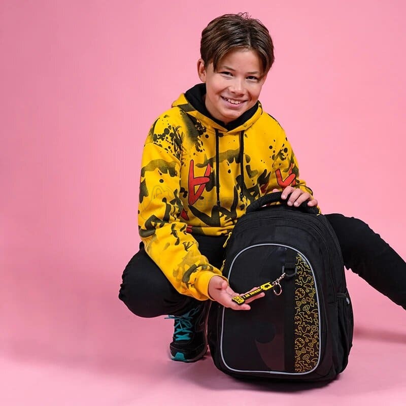 Міський підлітковий рюкзак Kite Education teens DC Comics Чорний 25.5л (DC24-8001L)