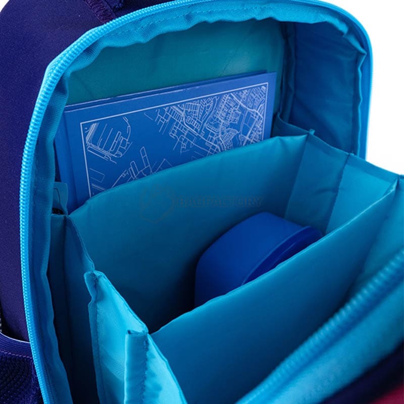 Шкільний напівкаркасний рюкзак GoPack Education Cute Rainbow Синій 15л (GO24-165M-1)