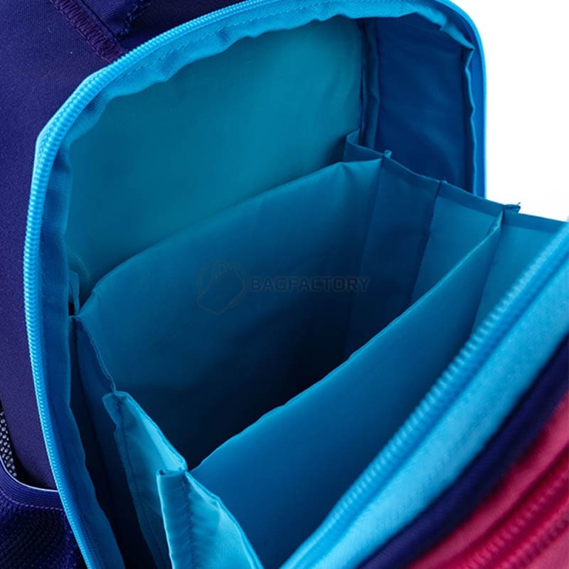 Шкільний напівкаркасний рюкзак GoPack Education Cute Rainbow Синій 15л (GO24-165M-1)