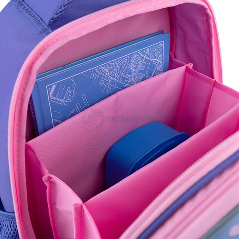 Шкільний напівкаркасний рюкзак GoPack Education Just Enjoy Фіолетовий 15л (GO24-165M-2)