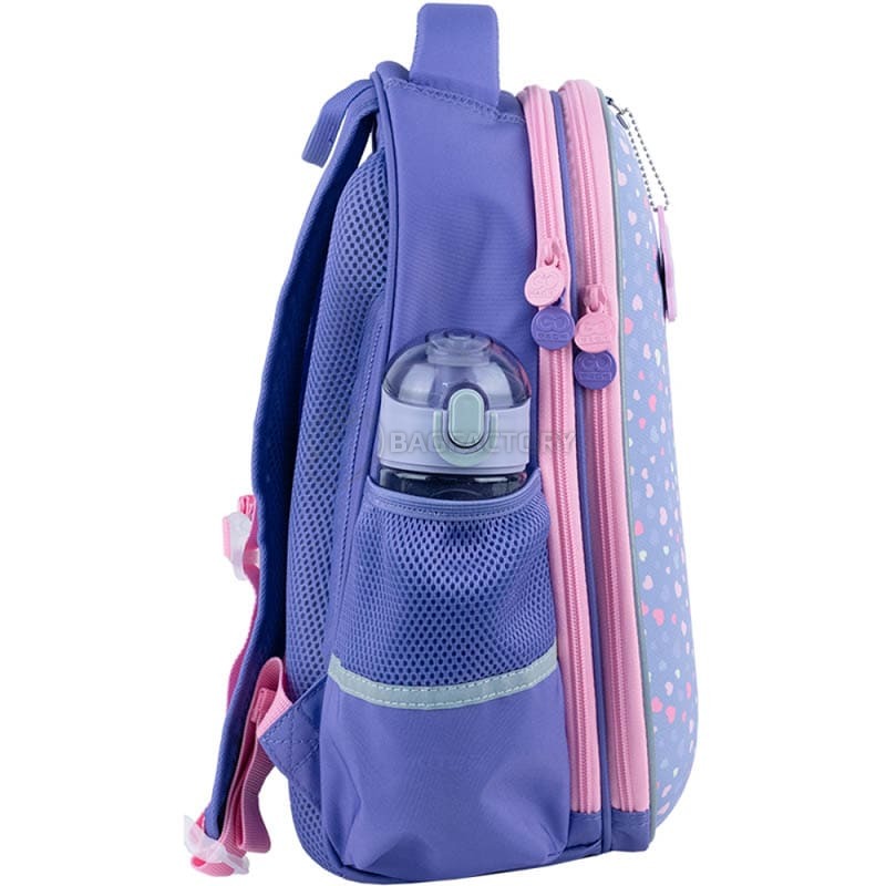 Шкільний напівкаркасний рюкзак GoPack Education Just Enjoy Фіолетовий 15л (GO24-165M-2)