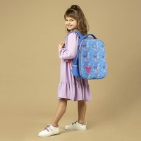 Шкільний напівкаркасний рюкзак GoPack Education Be You Блакитний 15л (GO24-165M-4)