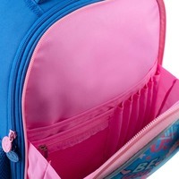 Шкільний напівкаркасний рюкзак GoPack Education Be You Блакитний 15л (GO24-165M-4)