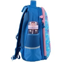 Шкільний напівкаркасний рюкзак GoPack Education Be You Блакитний 15л (GO24-165M-4)
