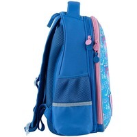 Шкільний напівкаркасний рюкзак GoPack Education Be You Блакитний 15л (GO24-165M-4)