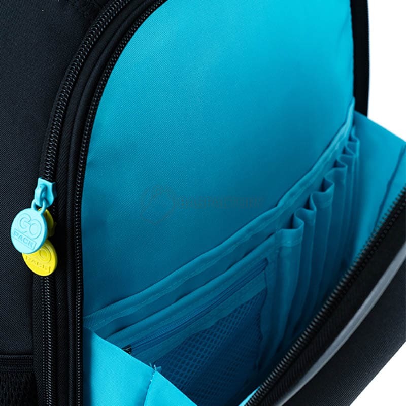 Шкільний напівкаркасний рюкзак GoPack Education Cyber Sport Чорний 15л (GO24-165M-5)