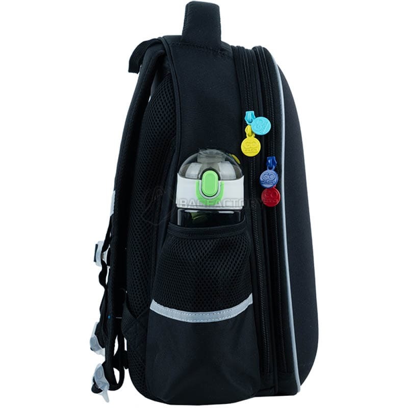 Шкільний напівкаркасний рюкзак GoPack Education Cyber Sport Чорний 15л (GO24-165M-5)