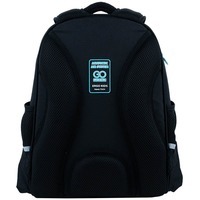 Шкільний напівкаркасний рюкзак GoPack Education Cyber Sport Чорний 15л (GO24-165M-5)