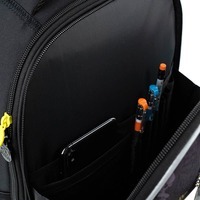 Шкільний напівкаркасний рюкзак GoPack Education Urban Сірий 15л (GO24-165M-6)