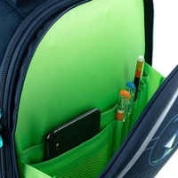 Шкільний напівкаркасний рюкзак GoPack Education Winner Синій 15л (GO24-165M-7)