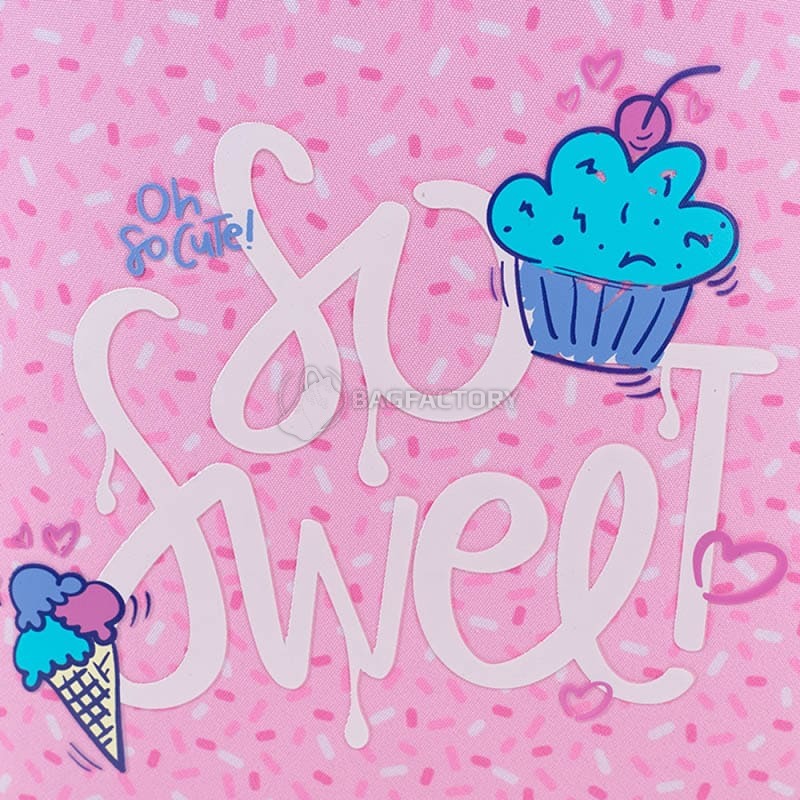 Шкільний напівкаркасний рюкзак GoPack Education So Sweet Рожевий 12л (GO24-165S-1)