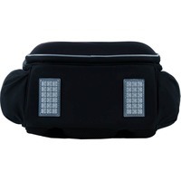 Шкільний напівкаркасний рюкзак GoPack Education Speed ​​Hunter Чорний 12л (GO24-165S-3)