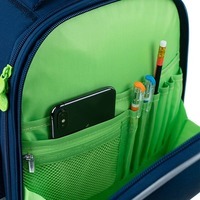 Шкільний напівкаркасний рюкзак GoPack Education In Space Синій 12л (GO24-165S-4)
